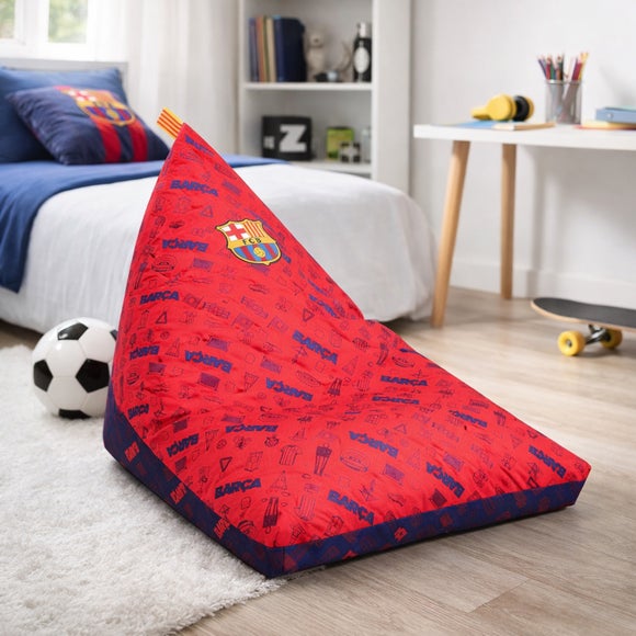 Kaikoo Barcelona Football Club Triangle Bean Bag Chair