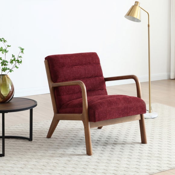 Khali Ribbed Chenille Occasional Chair