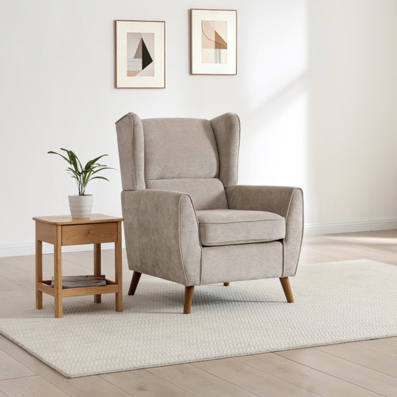 Levi Chenille Wing Chair
