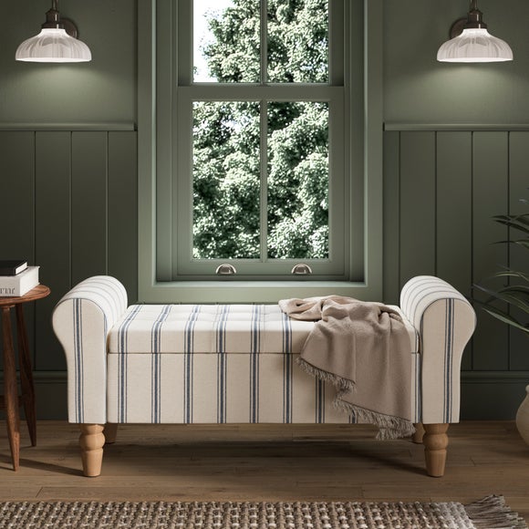 Lilian Folkstone Stripe Storage Window Seat