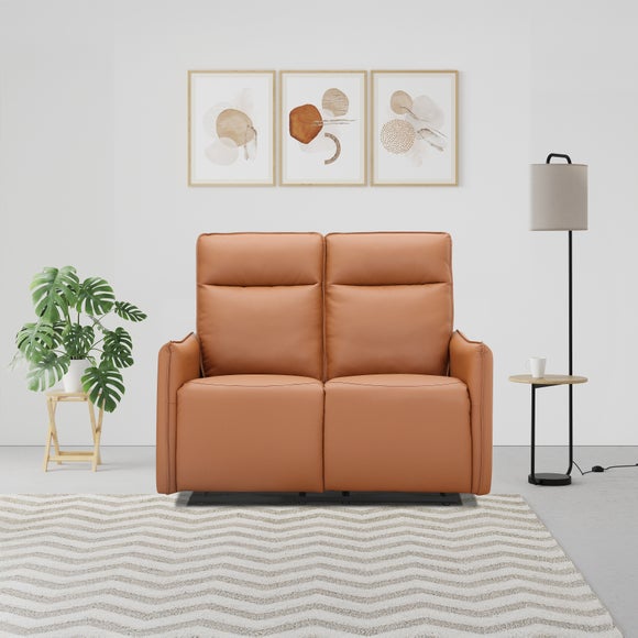 Lugo Faux Leather Manual Recliner 2 Seater Sofa