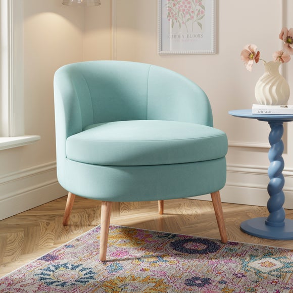 Marcie Luxe Velvet Cocktail Chair