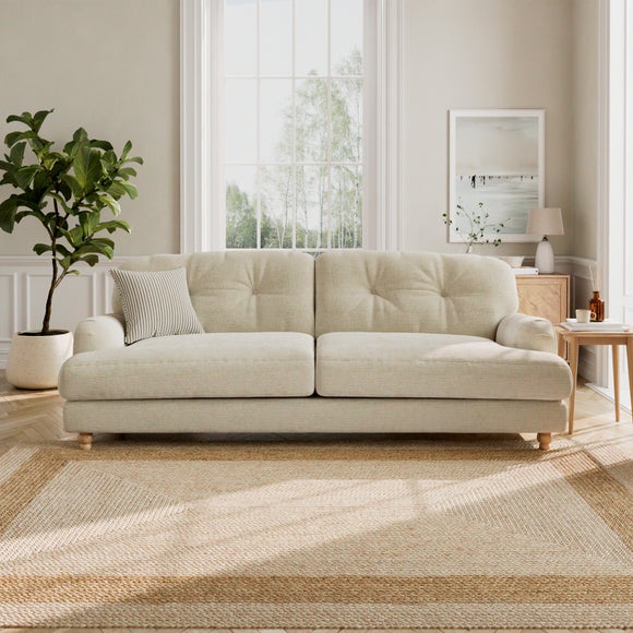 Martha Chunky Chenille 4 Seater Sofa