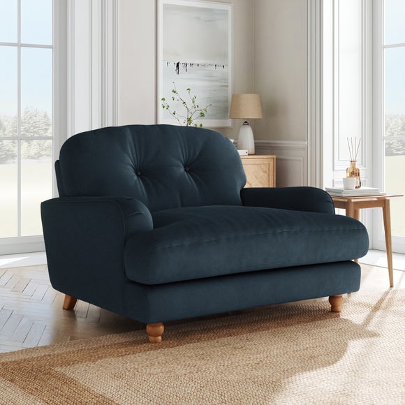 Martha Matte Plush Velvet Snuggle Sofa