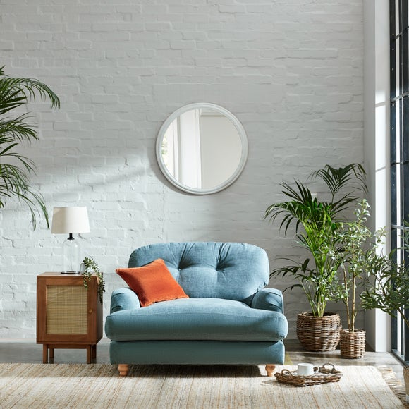 Martha Vintage Soft Chenille Snuggle Chair