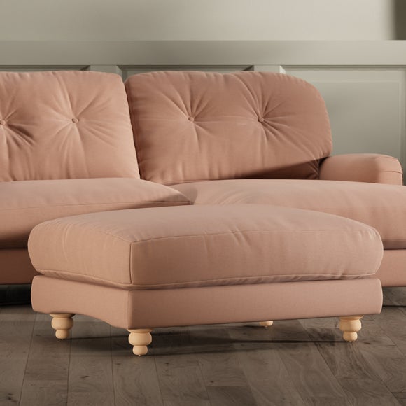 Martha Vintage Velvet Footstool