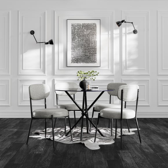 Smith Faux Leather Set of 2 Dining Chairs