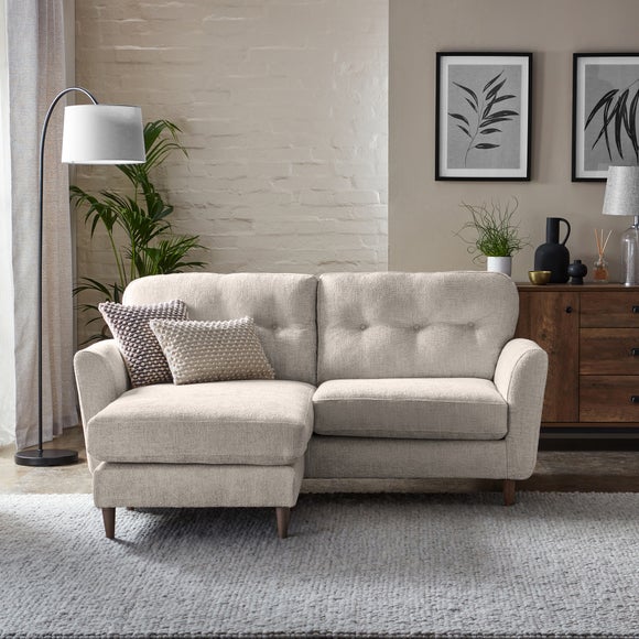 Sven Chunky Chenille Reversible Corner Chaise Sofa