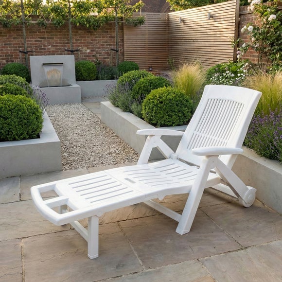 Trabella Potenza Foldable Sun Lounger with Wheels