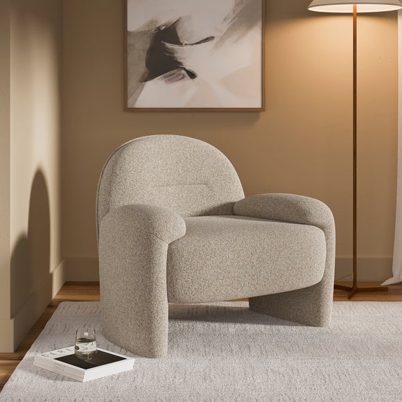 Twila Speckled Boucle Accent Chair