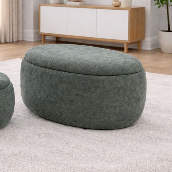Westhill Chenille Large Storage Footstool
