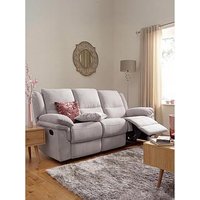 The Very Collection Albion Chenille 3 Seater High Back Manual Recliner Sofa - Fsc Certified