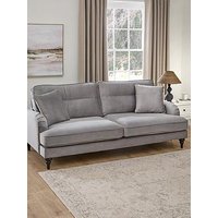 The Very Collection Victoria 4 Seater Fabric Sofa - Grey - Fsc Certified