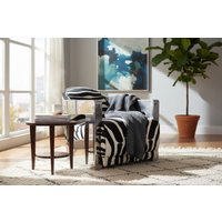 Zebra Man Cave Aviator Leather Lounge Armchair