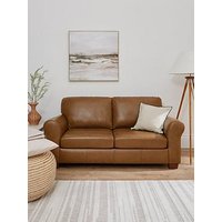 The Very Collection Bailey 2 Seater Leather Sofa Bed - Fsc Certified