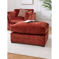 The Very Collection Caressa Large Fabric Footstool
