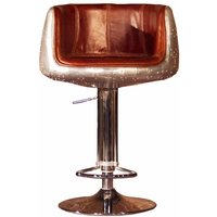 Grande Aviator Vintage Distressed Leather Barstool