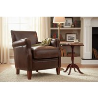 Alfie Vintage Tobacco Distressed Real Leather Chair