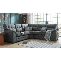 Alice Corner Group Fabric Sofa Suite In Lisbon Slate 2 Corner 1