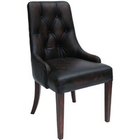 Lannister Vintage Distressed Leather Dining Chair