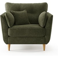 Capri Emerald Boucle Fabric Armchair