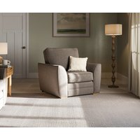 Bella Mocha Fabric Armchair
