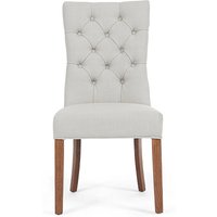 Francois Natural Set of 2 Fabric Dining Chairs