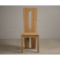 Lucca Oak Set of 2 Fabric Dining Chairs