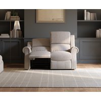 Aldbourne Silver Fabric 2 Seater Recliner Sofa