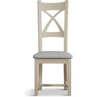 Painted Light Grey Set of 2 Dining Chairs