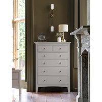 Gallery Direct Hastings Grey 6 Drawer Chest Grey