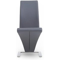 Aldo Grey Set of 2 Fabric Dining Chairs