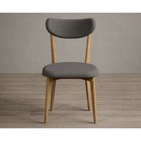 Nordic Grey Set of 2 Solid Wood Dining Chairs