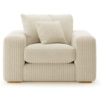 Milan Ivory Fabric Armchair