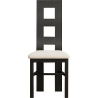 Painted Linen Set of 2 Painted Dining Chairs