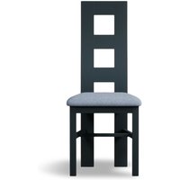 Painted Blue Set of 2 Painted Dining Chairs