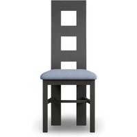 Painted Blue Set of 2 Painted Dining Chairs