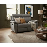 Albany Charcoal Fabric 2 Seater Recliner Sofa