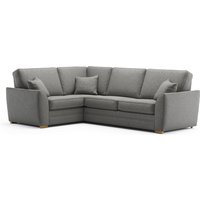Bella Grey Fabric Large Left Hand Facing Corner Sofa