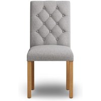 Isabella Grey Set of 2 Painted Dining Chairs