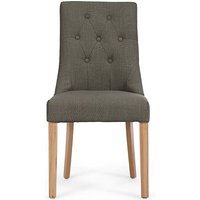 Beatrix Grey Set of 2 Fabric Dining Chairs